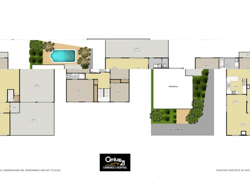 1 Carina Ave, Hinchinbrook NSW 2168 Floorplan