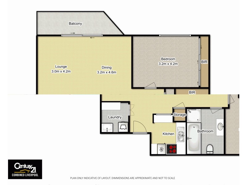 65/1 Riverpark Drive, Liverpool NSW 2170 Floorplan