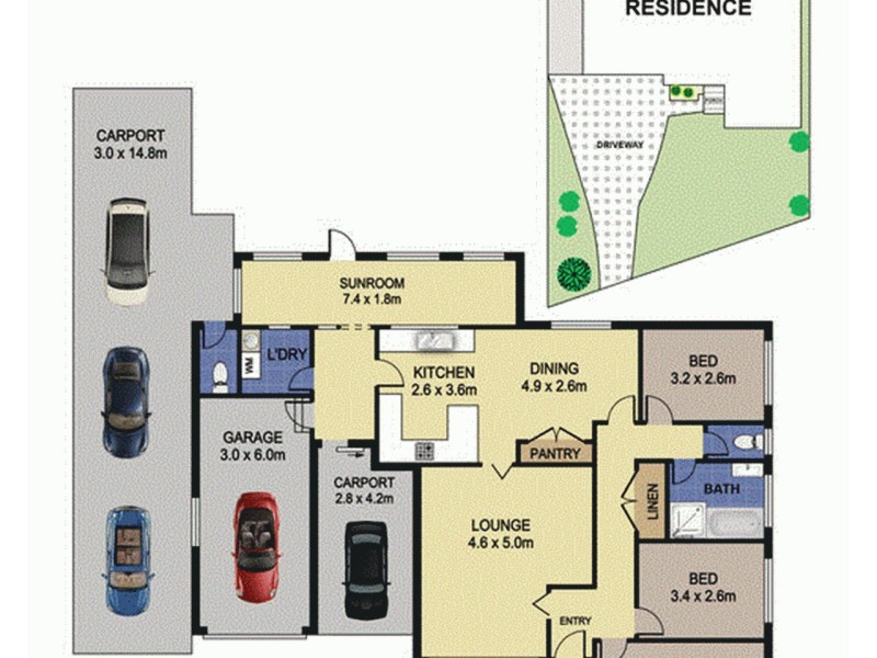 14 Dredge Avenue, Moorebank NSW 2170 Floorplan