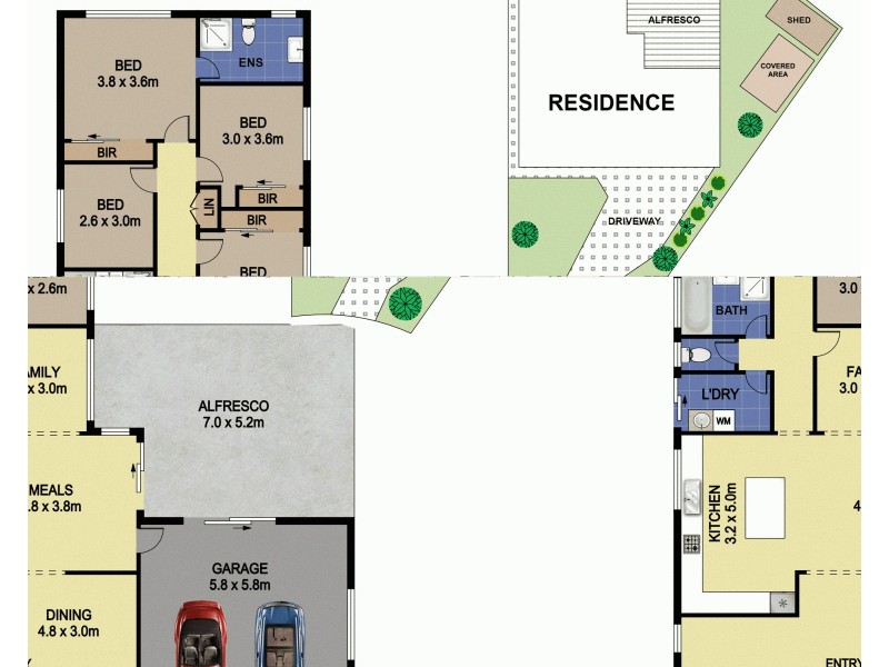 55 Carina Avenue, Hinchinbrook NSW 2168 Floorplan