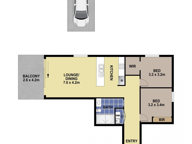 58/6-8  George Street, Liverpool NSW 2170 Floorplan