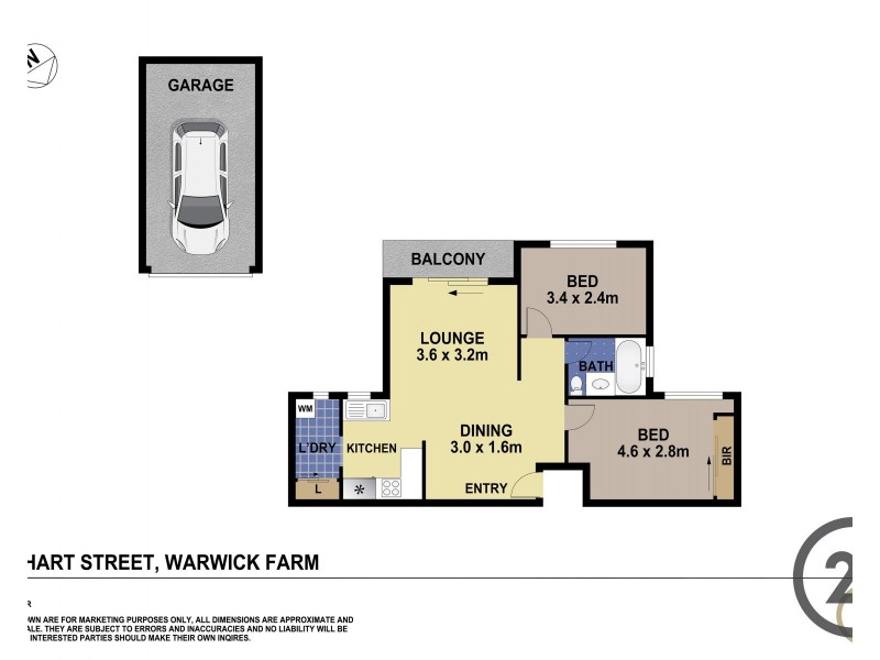 3  Hart Street, Warwick Farm NSW 2170 Floorplan