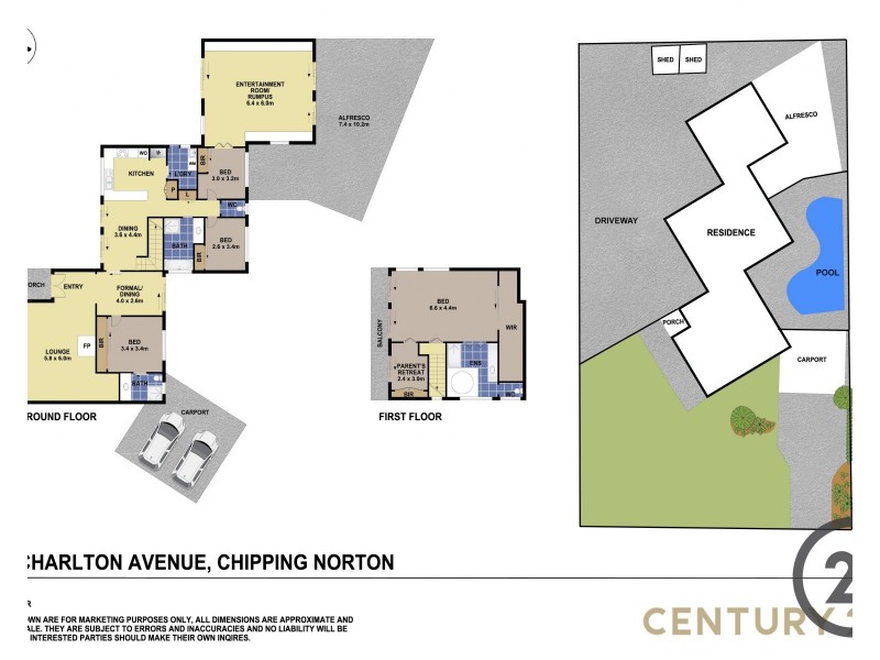 37 Charlton Avenue, Chipping Norton NSW 2170 Floorplan