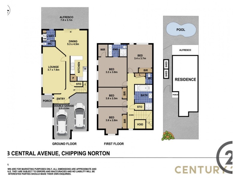 109B Central Avenue, Chipping Norton NSW 2170 Floorplan