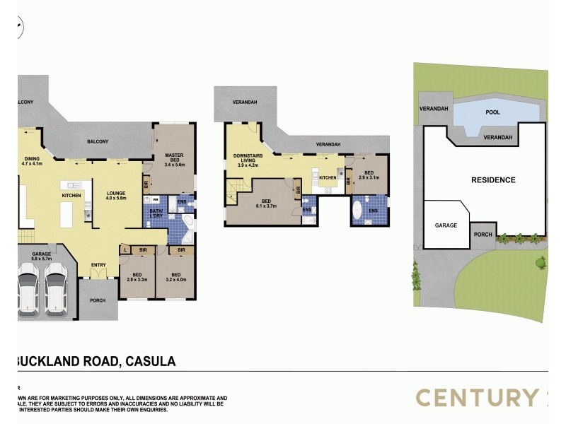 13 Buckland Road, Casula NSW 2170 Floorplan