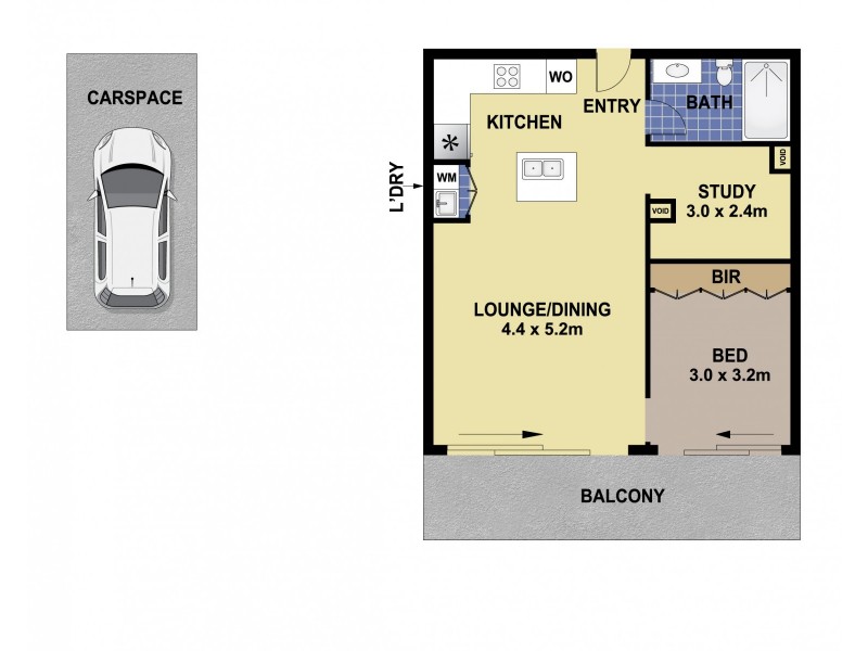 308/6B Atkinson Street, Liverpool NSW 2170 Floorplan