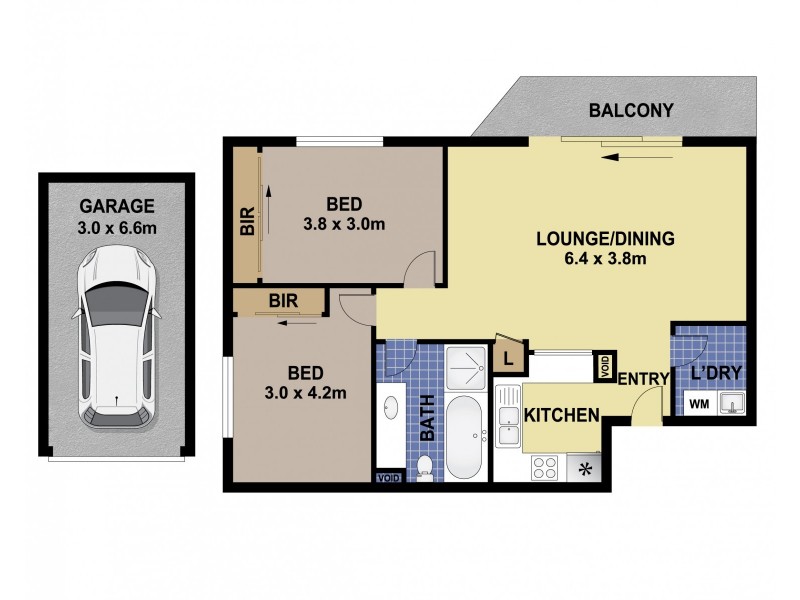 58/1 Riverpark Drive, Liverpool NSW 2170 Floorplan