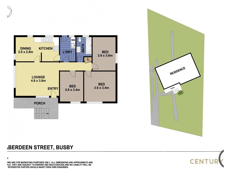 25 Aberdeen road, Busby NSW 2168 Floorplan