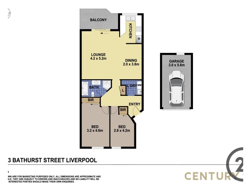 19/53 Bathurst street, Liverpool NSW 2170 Floorplan