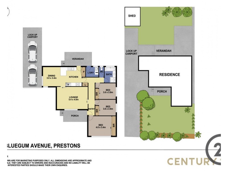 13 Bluegum Avenue, Prestons NSW 2170 Floorplan