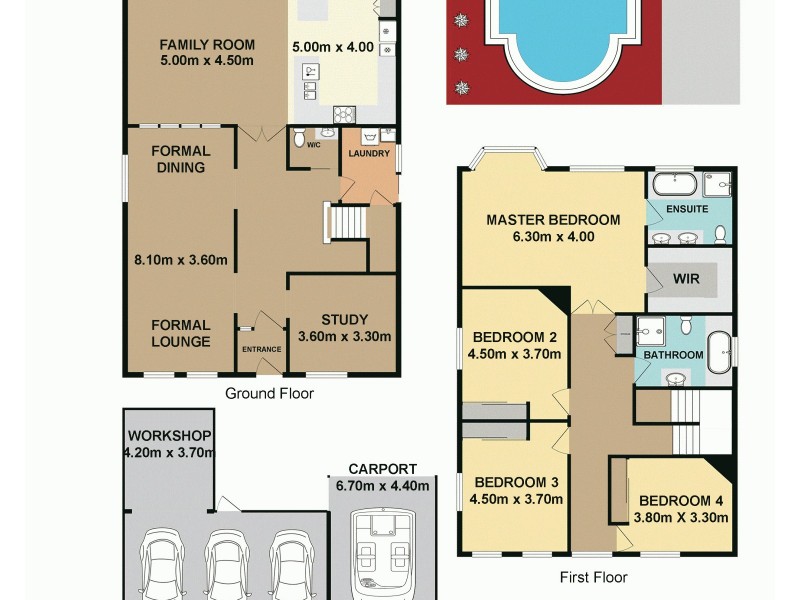 5 Riverview Road, Pleasure Point NSW 2172 Floorplan