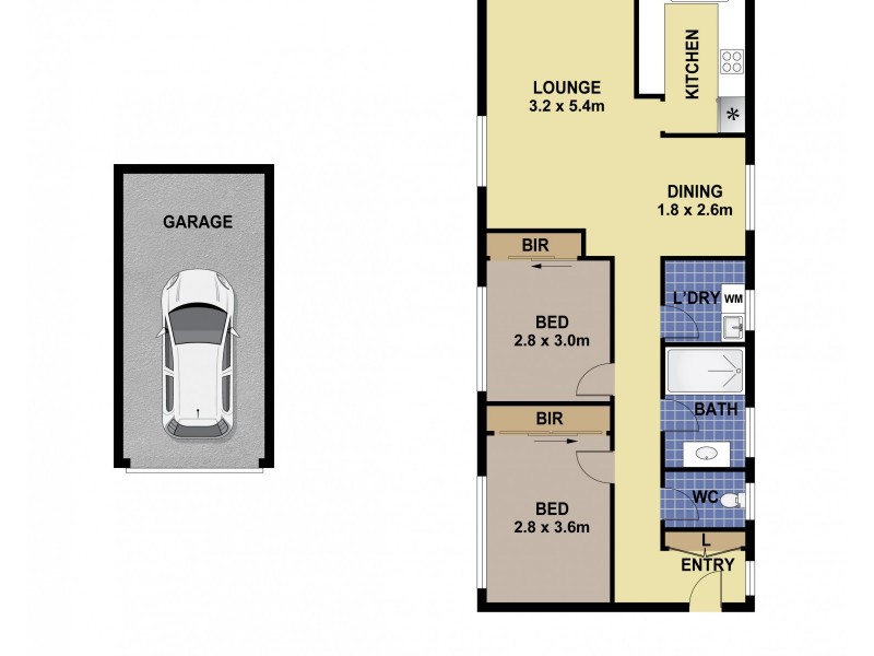 22/132 Moore Street, Liverpool NSW 2170 Floorplan