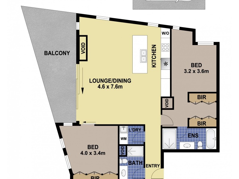 807/6A Atkinson Street, Liverpool NSW 2170 Floorplan