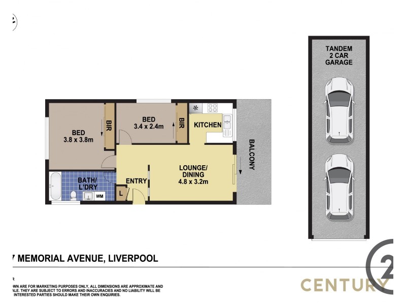 48/77 Memorial Ave, Liverpool NSW 2170 Floorplan