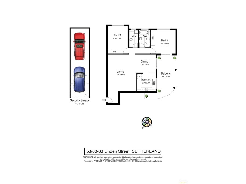 58/60-66 Linden Street, Sutherland NSW 2232 Floorplan