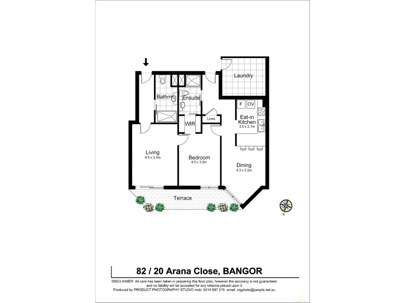 82/20 Arana  Cl, Bangor NSW 2234 Floorplan