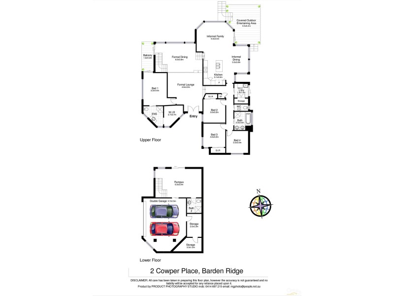 2 Cowper Place, Barden Ridge NSW 2234 Floorplan
