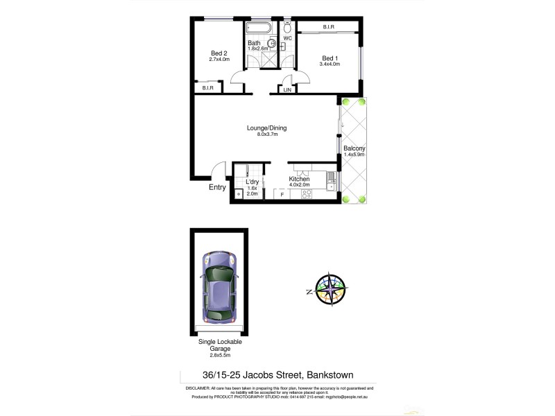 36/15 Jacobs Street, Bankstown NSW 2200 Floorplan