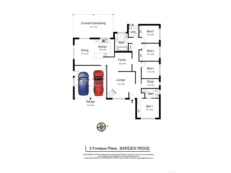 3 Foveaux Place, Barden Ridge NSW 2234 Floorplan
