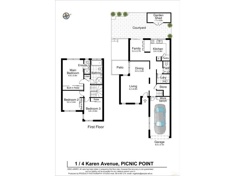 1-4 Karen Avenue, Picnic Point NSW 2213 Floorplan