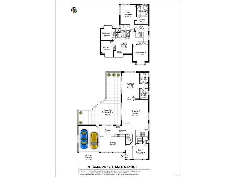 9 Tunks Place, Barden Ridge NSW 2234 Floorplan