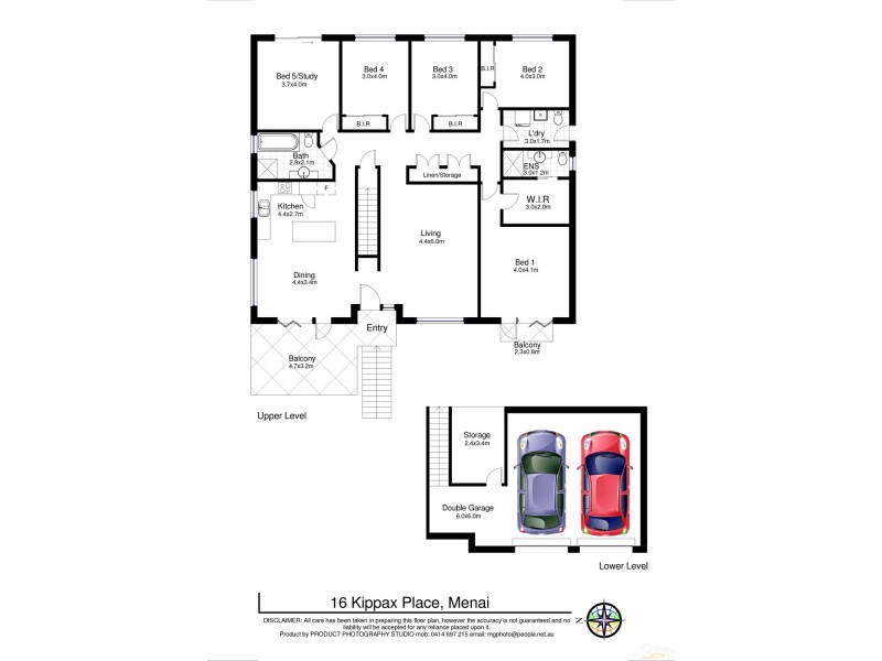 16 Kippax Pl, Menai NSW 2234 Floorplan