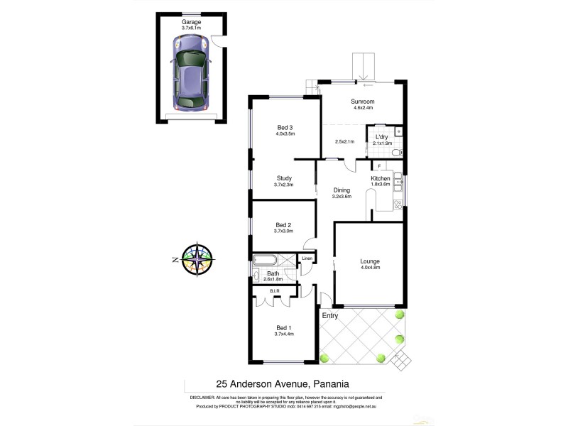25 Anderson Ave, Panania NSW 2213 Floorplan