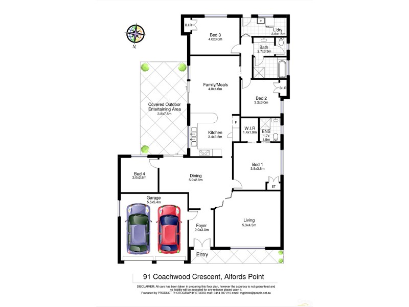 91 Coachwood Crescent, Alfords Point NSW 2234 Floorplan