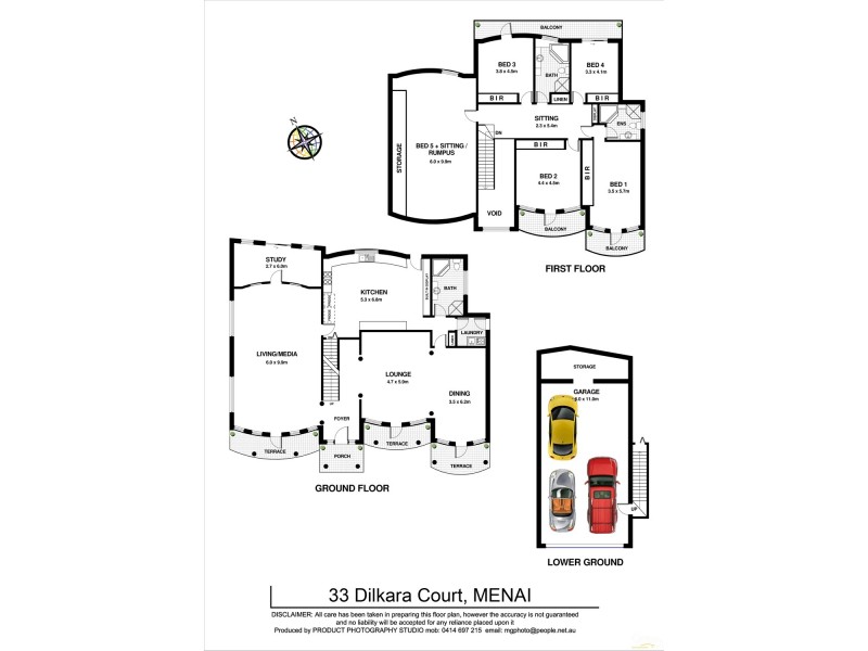 33 Dilkara Circ., Menai NSW 2234 Floorplan