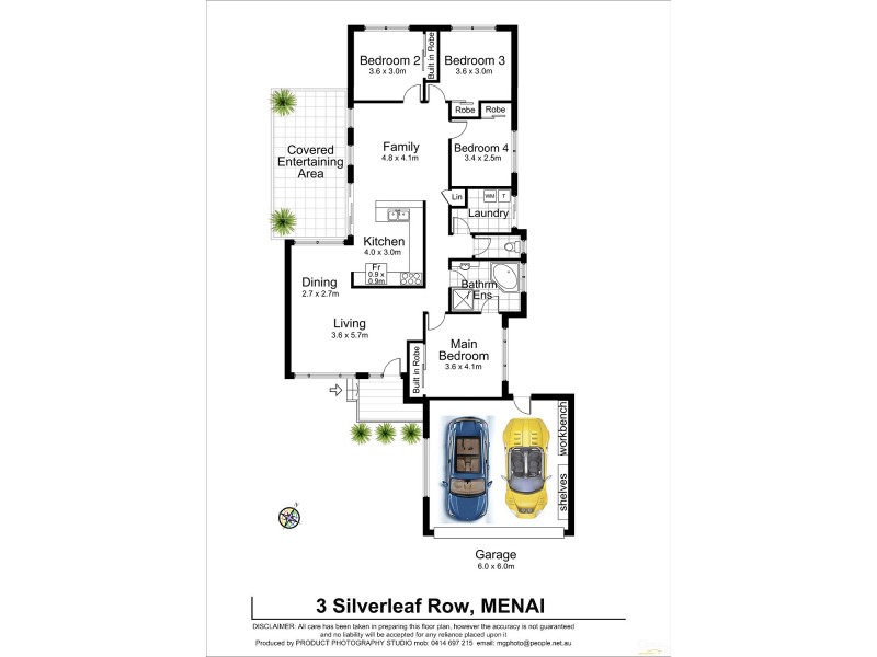 3 Silverleaf Row, Menai NSW 2234 Floorplan