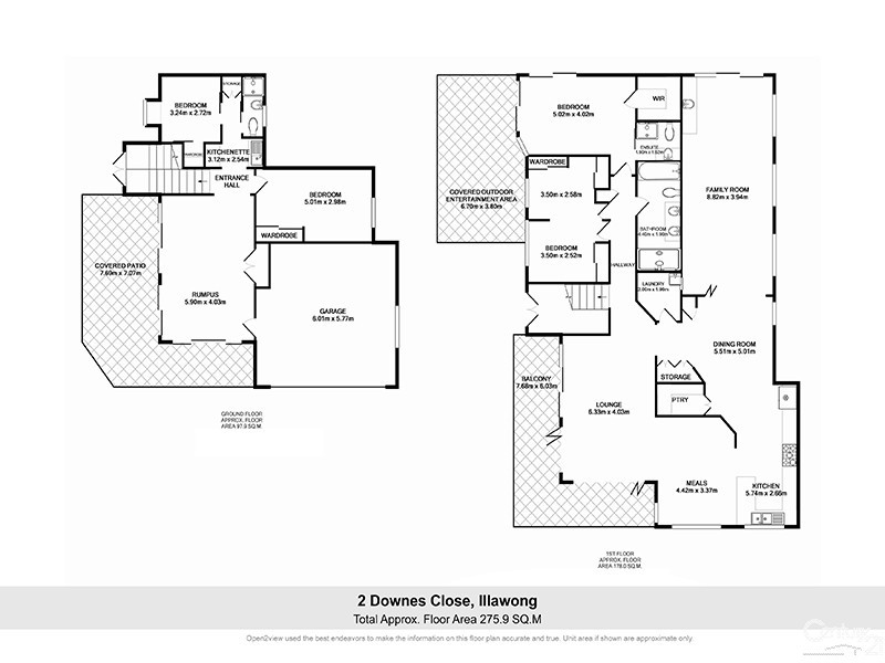 2 Downes Close, Illawong NSW 2234 Floorplan