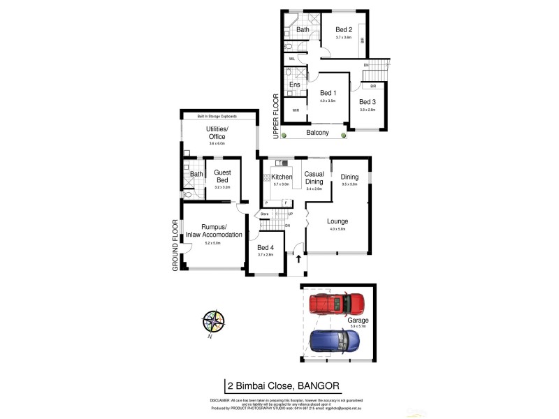 2  Bimbai Close, Bangor NSW 2234 Floorplan