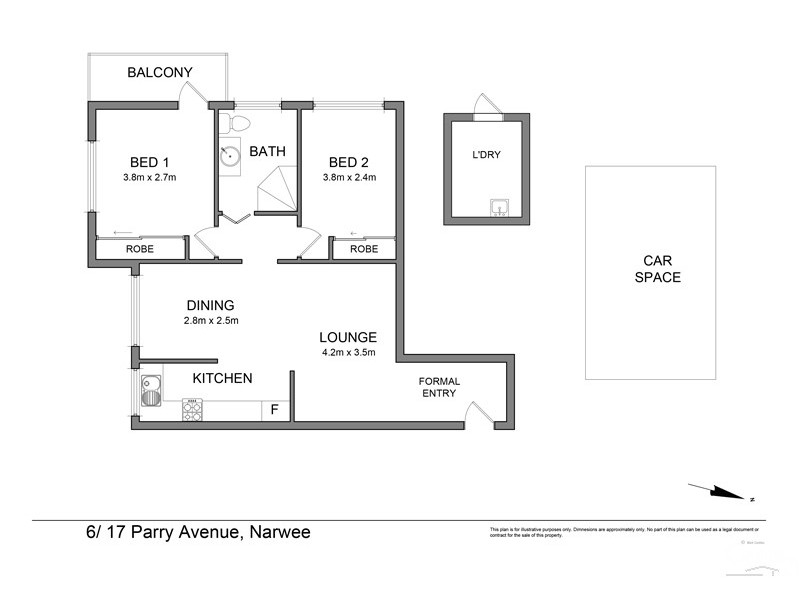 6/17 Parry Avenue, Narwee NSW 2209 Floorplan