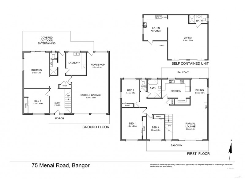 75 Menai Road, Bangor NSW 2234 Floorplan