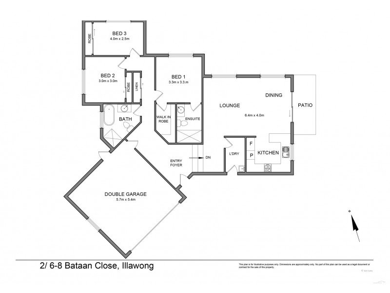 2/6-8 Bataan Close, Illawong NSW 2234 Floorplan