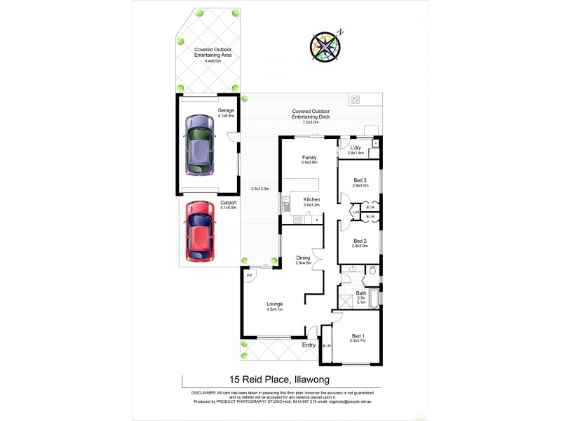 15 Reid Place, Illawong NSW 2234 Floorplan