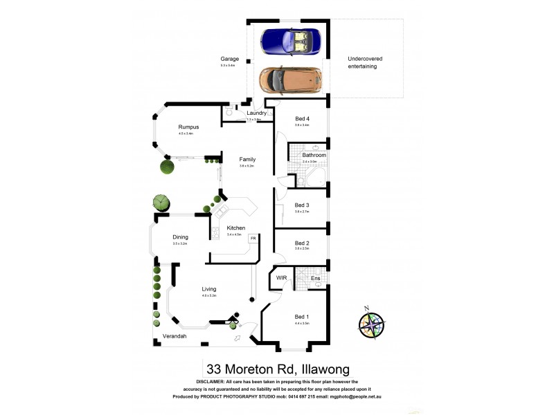 33 Moreton Road, Illawong NSW 2234 Floorplan