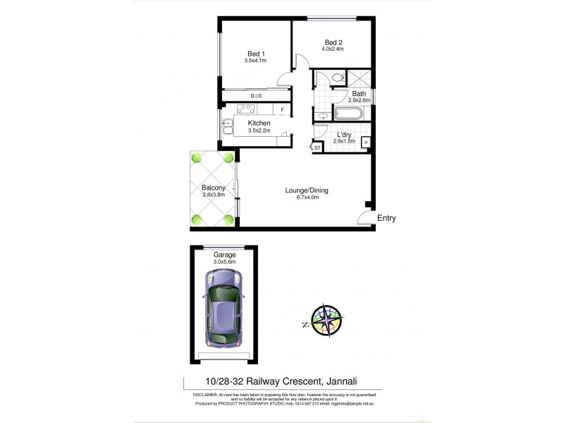 10/28-32 Railway Crescent, Jannali NSW 2226 Floorplan