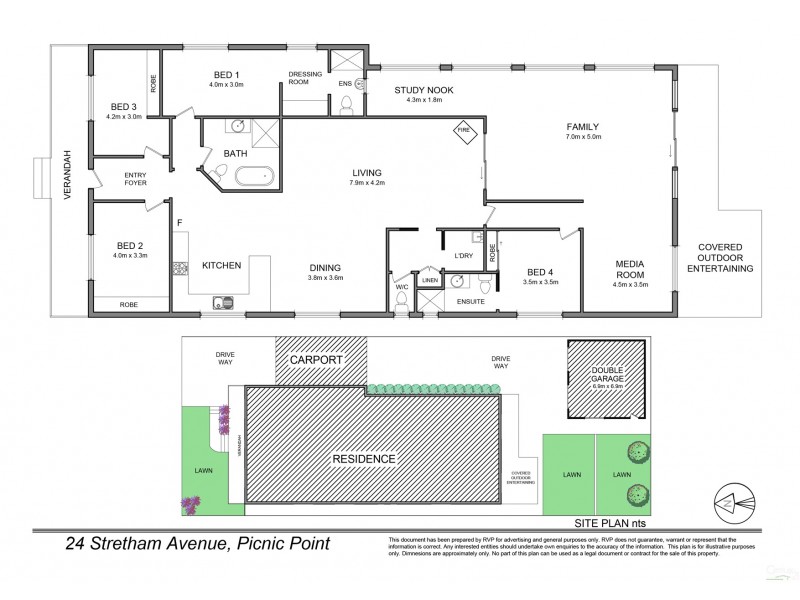24 Stretham Avenue, Picnic Point NSW 2213 Floorplan