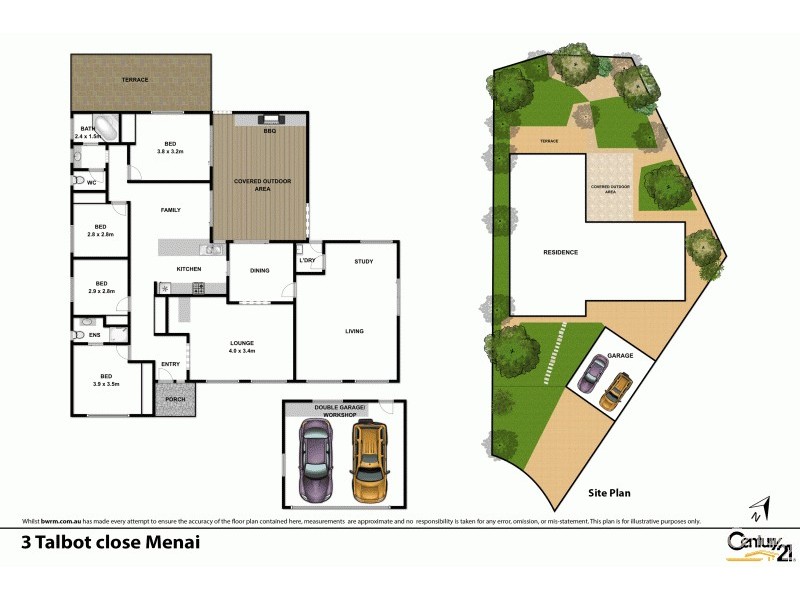 3 Talbot Close, Menai NSW 2234 Floorplan
