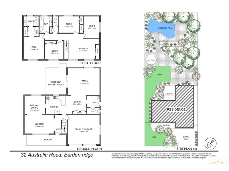 32 Australia Road, Barden Ridge NSW 2234 Floorplan