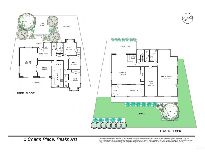5 Charm Place, Peakhurst NSW 2210 Floorplan