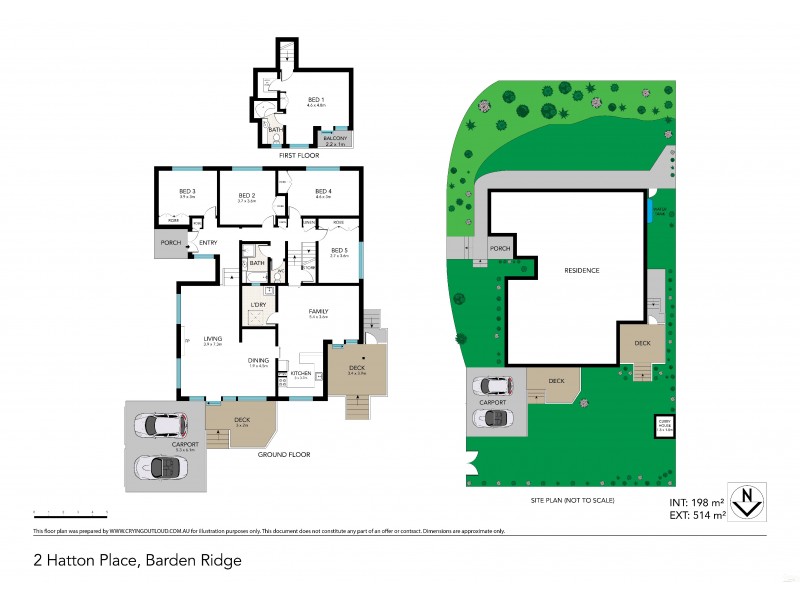 2 Hatton Place, Barden Ridge NSW 2234 Floorplan