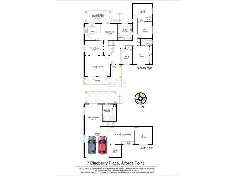 7  Blueberry Pl, Alfords Point NSW 2234 Floorplan