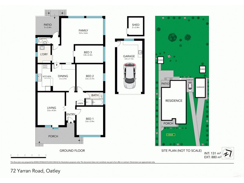72 Yarran Road, Oatley NSW 2223 Floorplan