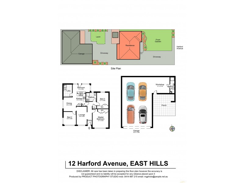 12 Harford Avenue, East Hills NSW 2213 Floorplan