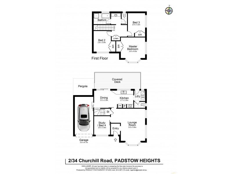 2/34 Churchill Road, Padstow Heights NSW 2211 Floorplan