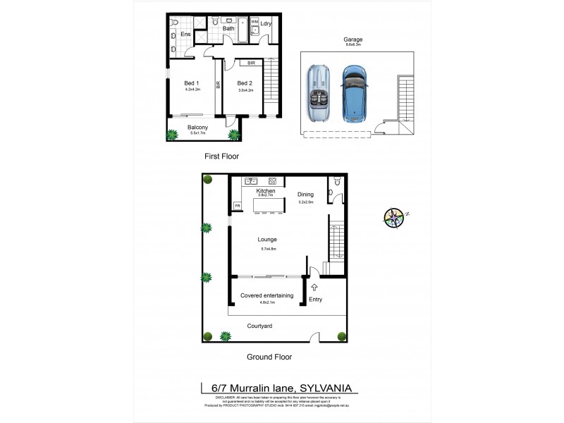 6/7 Murralin Lane, Sylvania NSW 2224 Floorplan