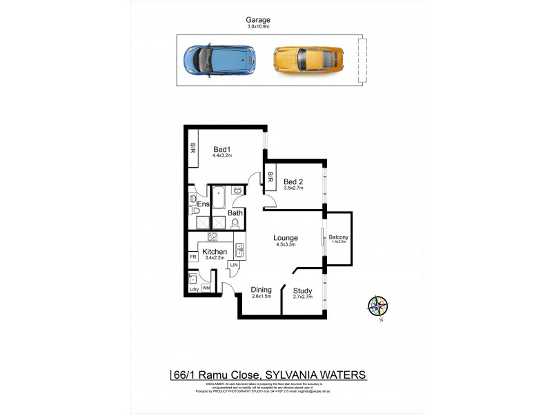 66/1 Ramu Close, Sylvania Waters NSW 2224 Floorplan