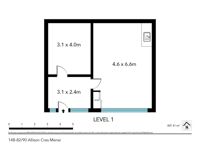 14B/82-90 Allison Crescent, Menai NSW 2234 Floorplan
